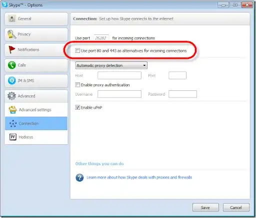Skype Screenshot