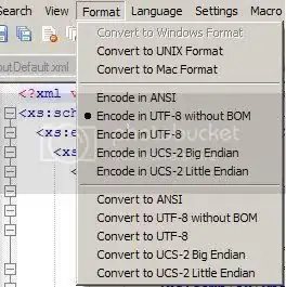 Saving in NotePad++
