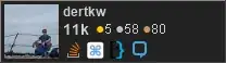 profile for dertkw on Stack Exchange, a network of free, community-driven Q&A sites