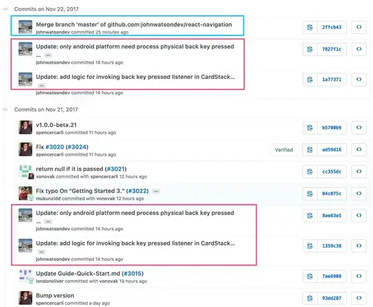 commit history ugly