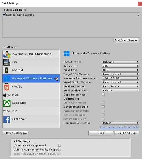 buildSettings