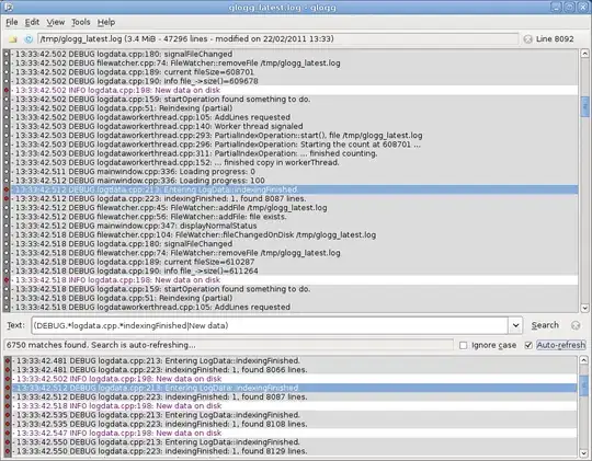 glogg screenshot