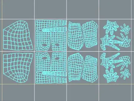 UDIM Tiles with UVs