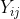 Y_{ij}