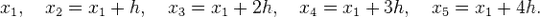 x=