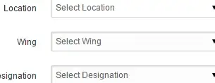 after selecting option