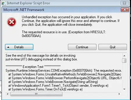 Error msg
