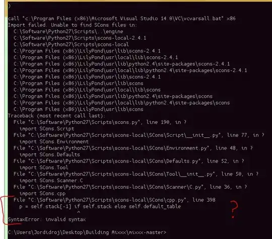 SyntaxError: invalid syntax