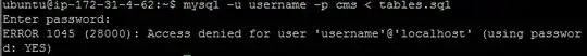 Browser output