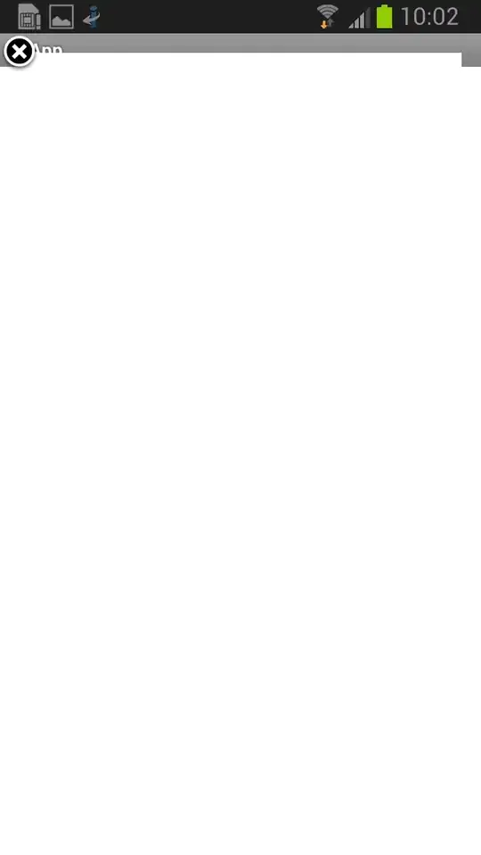 the blank rows in the tableview