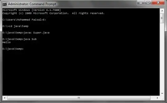 console output