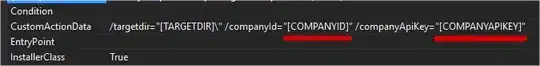 Show specific row contents on the main screen