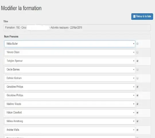 Sample output
