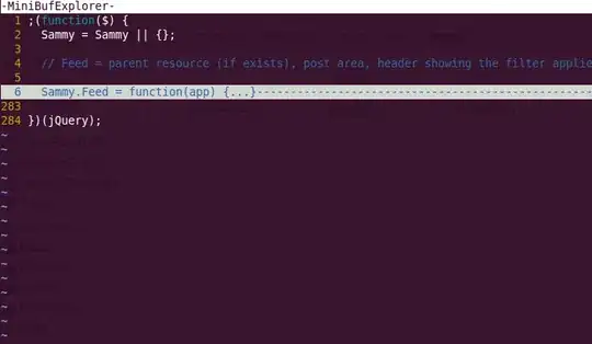 Exception screen