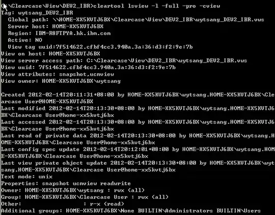 Problem screenshot