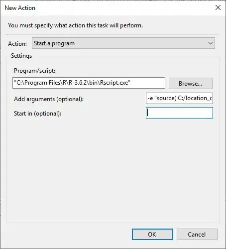 interpreter options