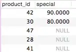 This shows the output with a pre-typed number "1"