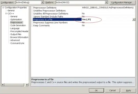 File Manager listing of files in config folder