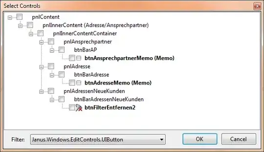 pending changes example after a rollback operation