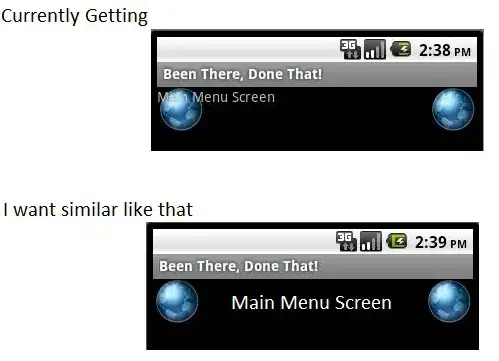 Problem is clear in the image