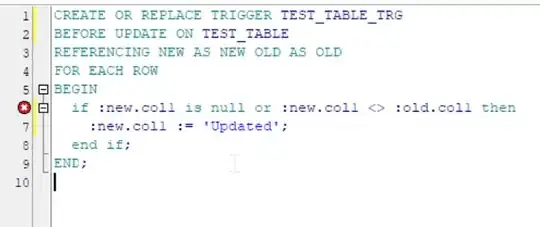 Screenshot showing the debugger halted at the exception as expected