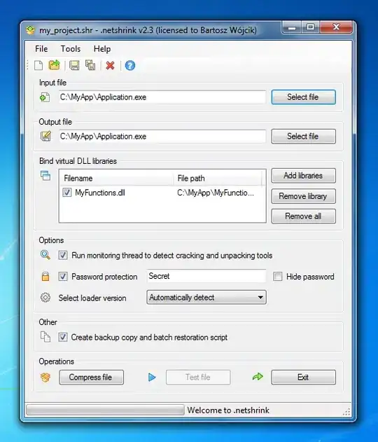 .netshrink main window from the product's page