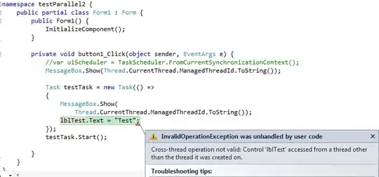 Original code measurements