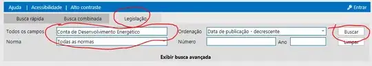 Hidden tab of the search