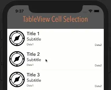 Single Selection