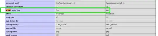 short_open_tag is enabled