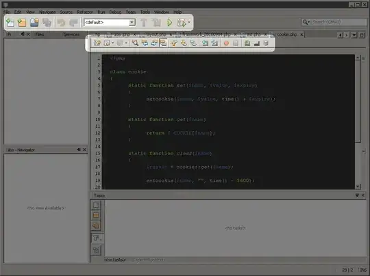content view positioned inside scroll view