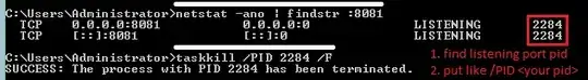 Killing running PID