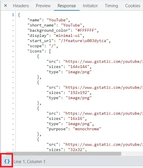 The toggle button