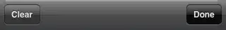 Scope buttons hiding behind the UITableview
