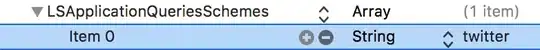 info.plist LSApplicationQueriesSchemes array