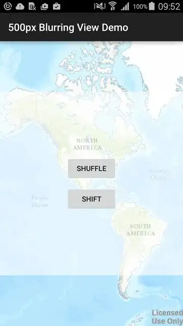 ArcGis blur image