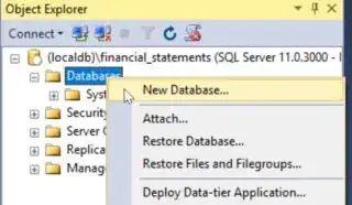 Create DB