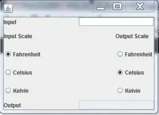 my program output