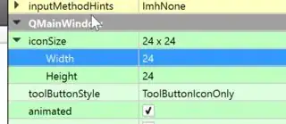 icon size
