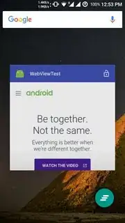Normal Webview