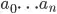 a_0\ldots a_n