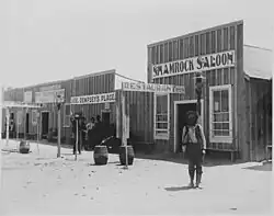 Hazen's "saloons and disreputable places" in 1905