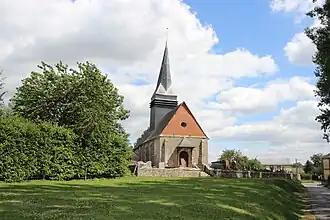 The Église Saint-Martin in Boissay