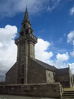 The Church of Our Lady of Good News, in Guipronvel