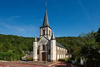 The church in Saint-Martin-du-Vivier
