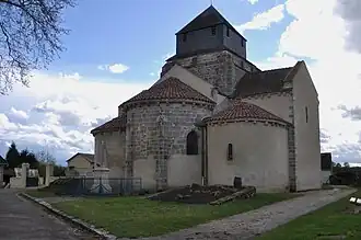 The church in Tresnay