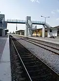Station buildings and platforms, September 2018
