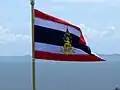 Huys Thailand Navy on the bow of the ship