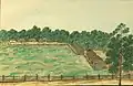 Drawing of Horenka by Dominique Pierre de la Flise (1854)