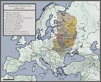 Principality of Chernigov in 1054–1132